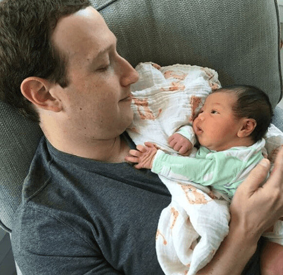 August Chan Zuckerberg With Father